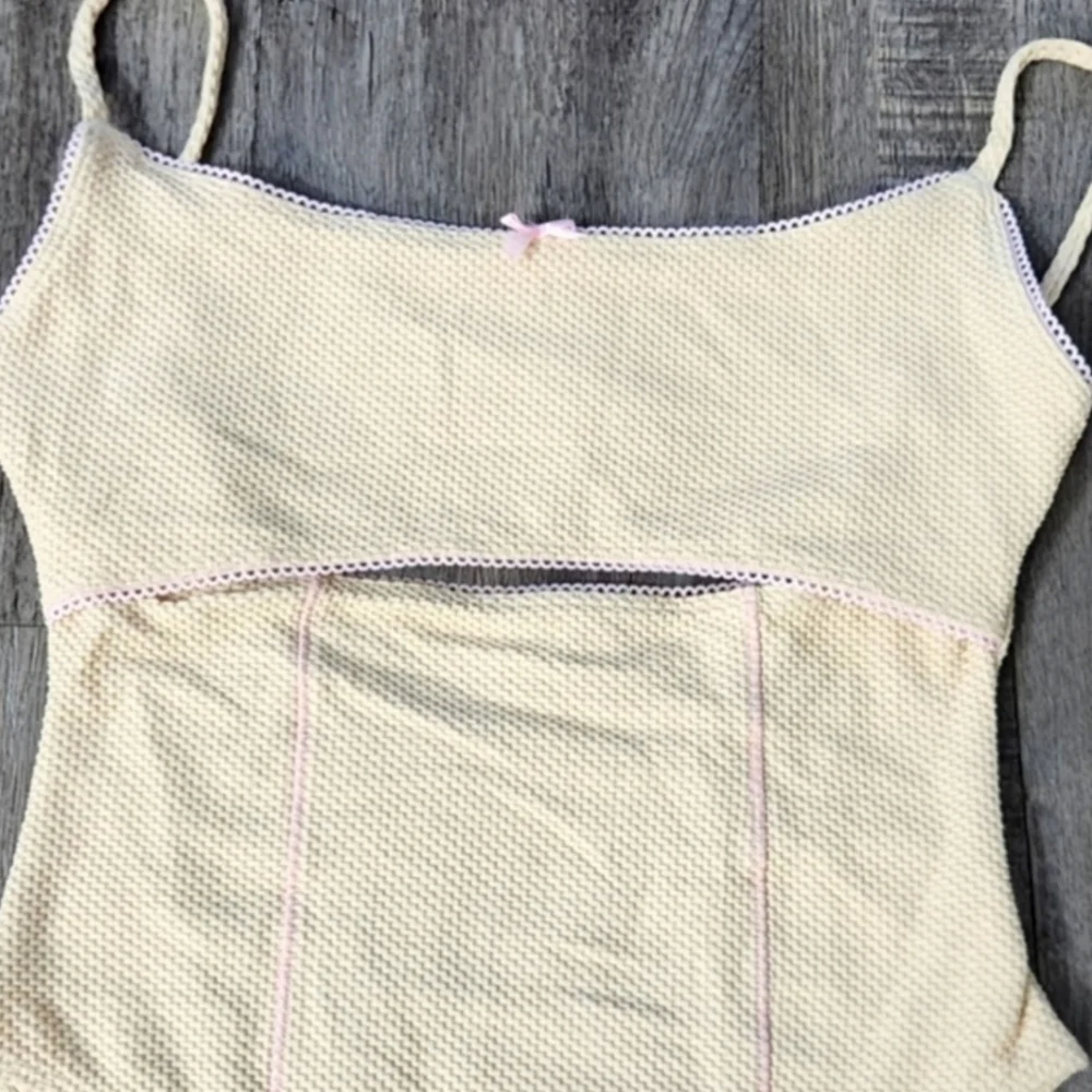 New!Frankies‎ Bikinis Julianne Waffle Cheeky One Piece Swimsuit